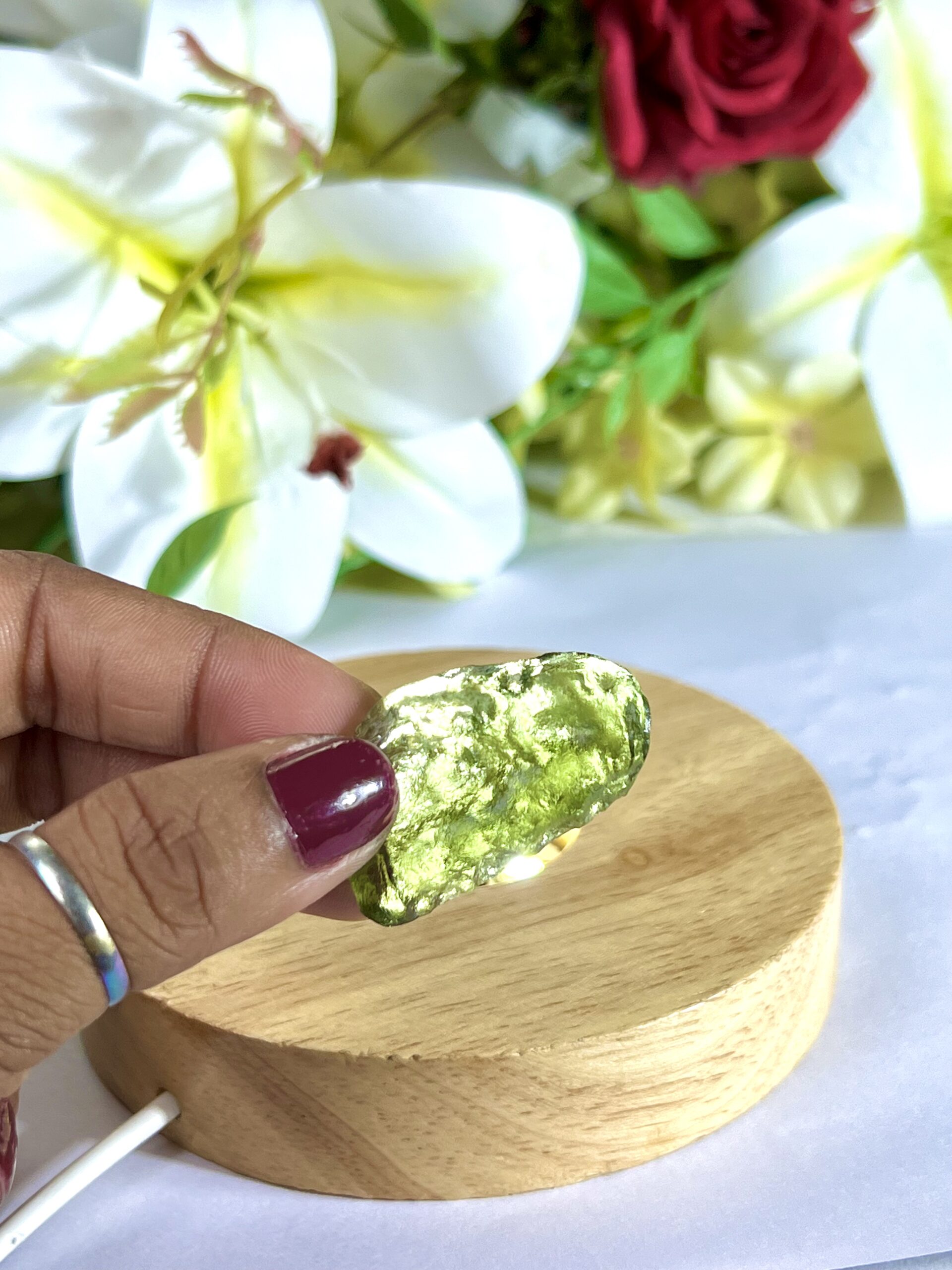 Moldavite Stone - 39 Carat from Czech Republic Very Rare AAAAA Grade - Image 5