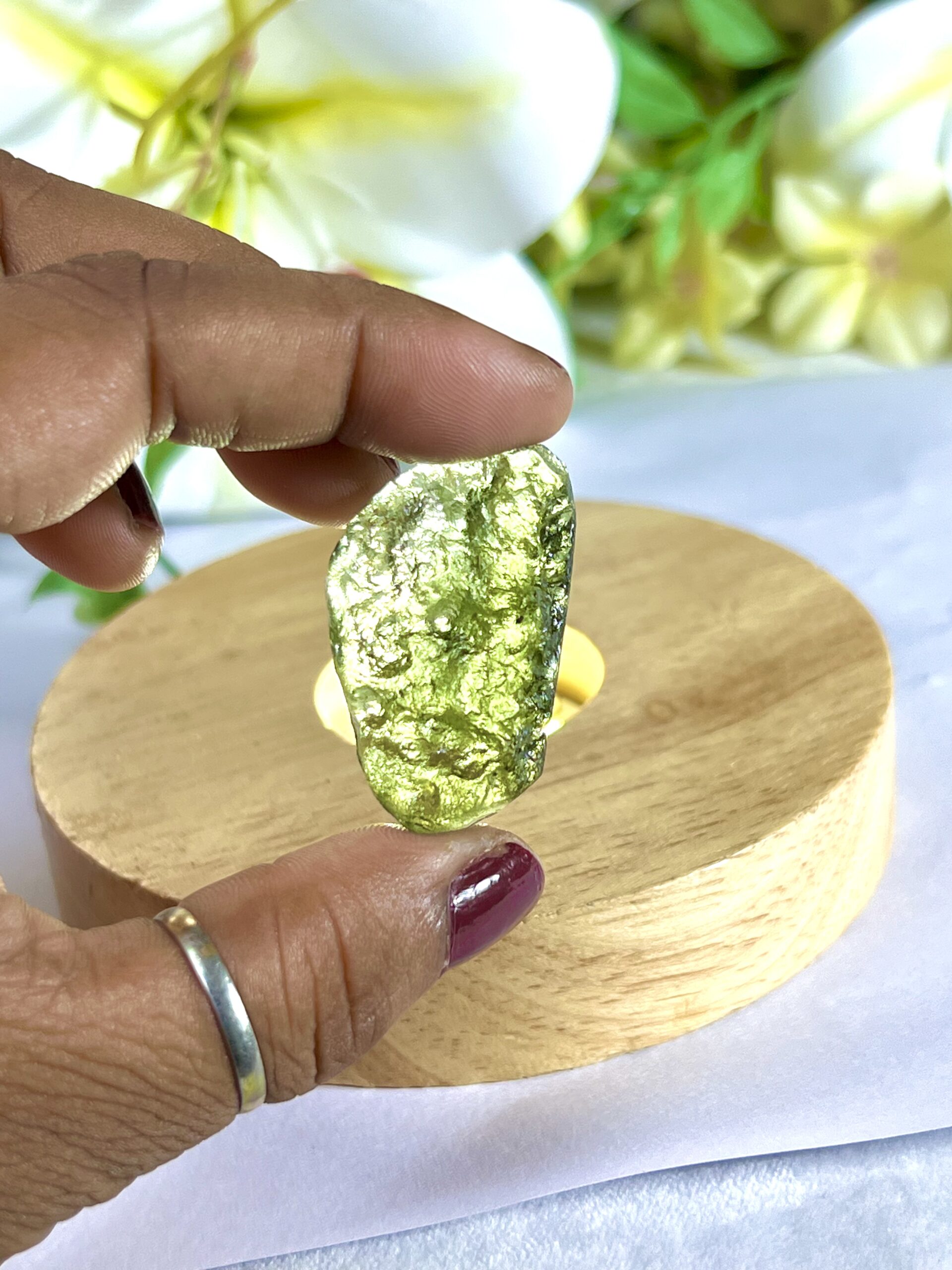 Moldavite Stone - 39 Carat from Czech Republic Very Rare AAAAA Grade - Image 3