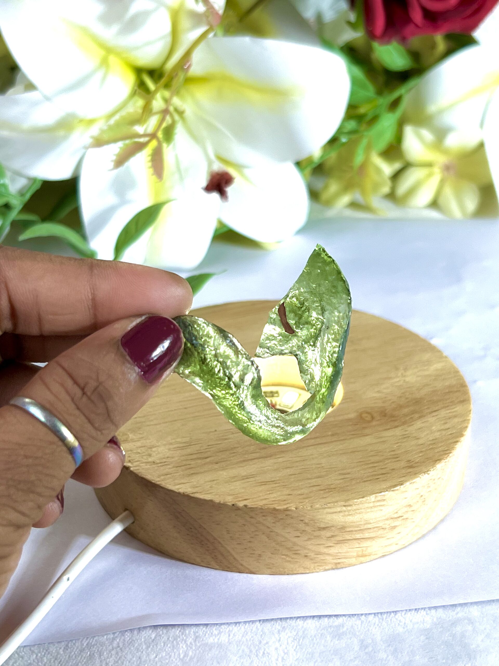 Moldavite Stone - 39 Carat from Czech Republic Very Rare AAAAA Grade - Image 8