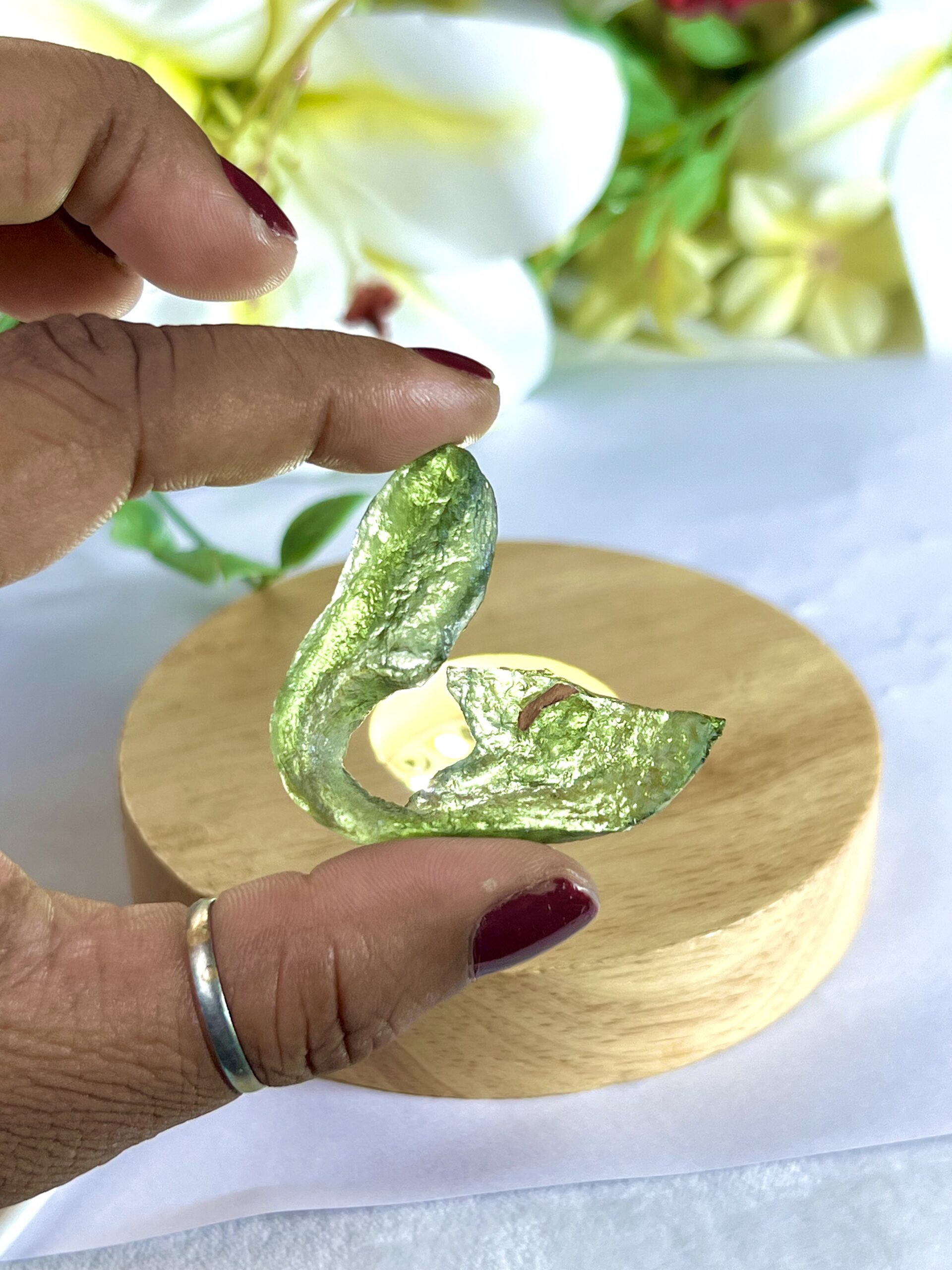 Moldavite Stone - 39 Carat from Czech Republic Very Rare AAAAA Grade - Image 9