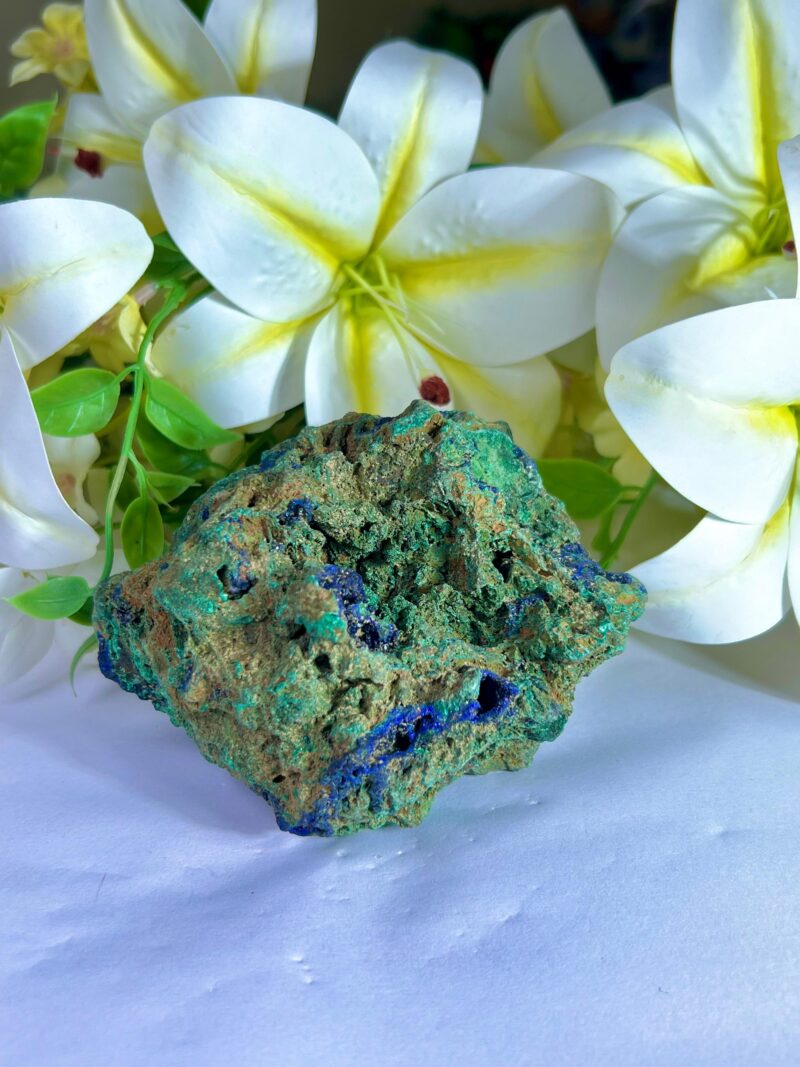 Azurite Malachite Stone Cluster 547 Gram - Image 9