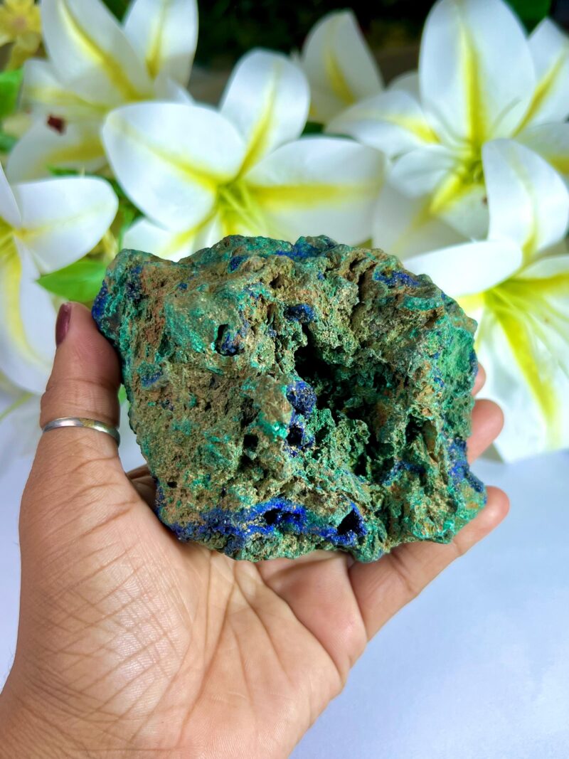 Azurite Malachite Stone Cluster 547 Gram - Image 5