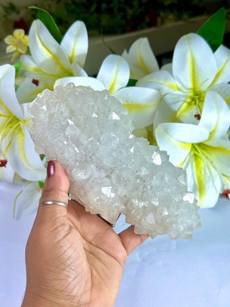 Anandalite / Aurora Quartz Stone Cluster 648 Gram - Image 8
