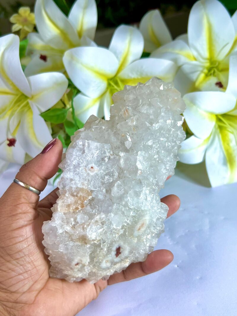 Anandalite / Aurora Quartz Stone Cluster 648 Gram - Image 4