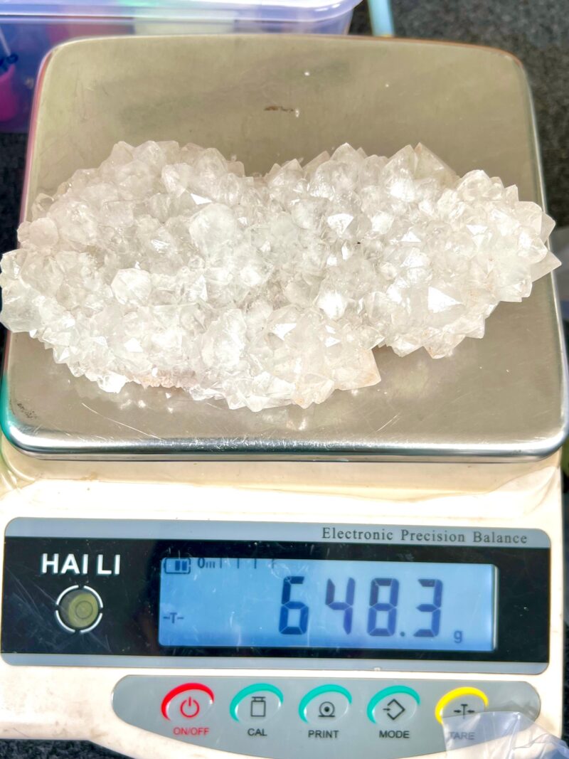 Anandalite / Aurora Quartz Stone Cluster 648 Gram - Image 2