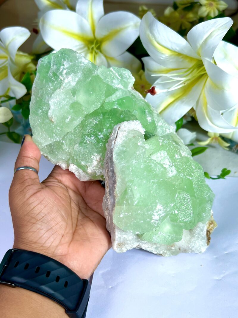 Fluorite Stone Cluster 1516 Gram - Image 8