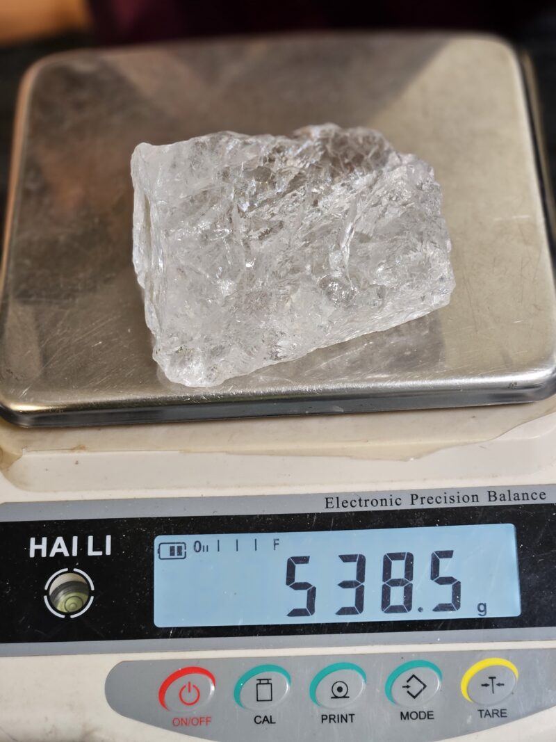 Satyaloka Azeztulite  Crystal Stone  - 538 Gram - Image 10