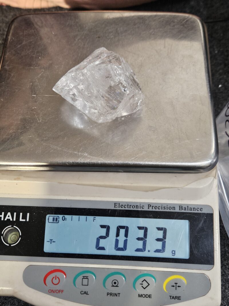 Satyaloka Azeztulite  Crystal Stone  - 203 Gram - Image 7