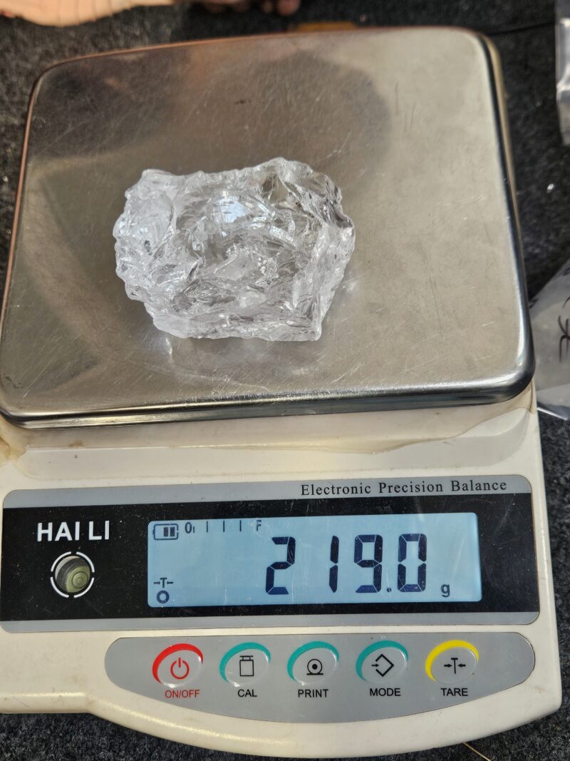 Satyaloka Azeztulite  Crystal Stone  - 219 Gram - Image 6
