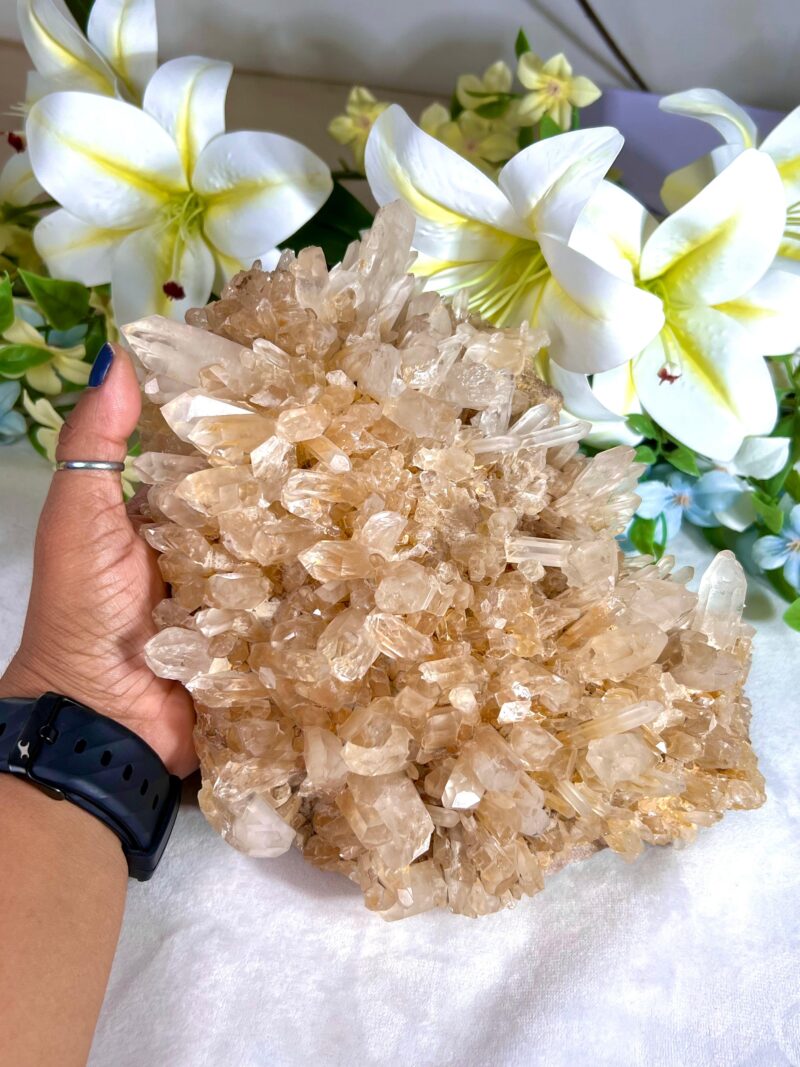 Lemurian Himalaya Crystal quartz  - 2740 Gram - Image 8